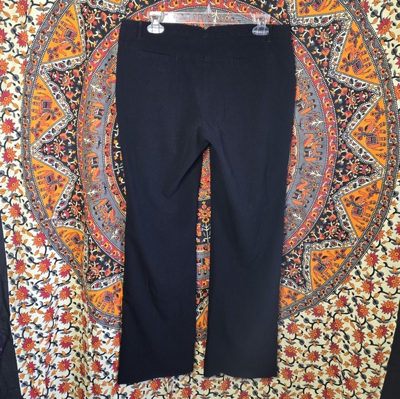 MixIt Stretch Black Straight Leg Flat Front Dress Pants Womens Petite 8P - Picture 2 of 16